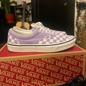 Vans Era Checkerboard Purple True White